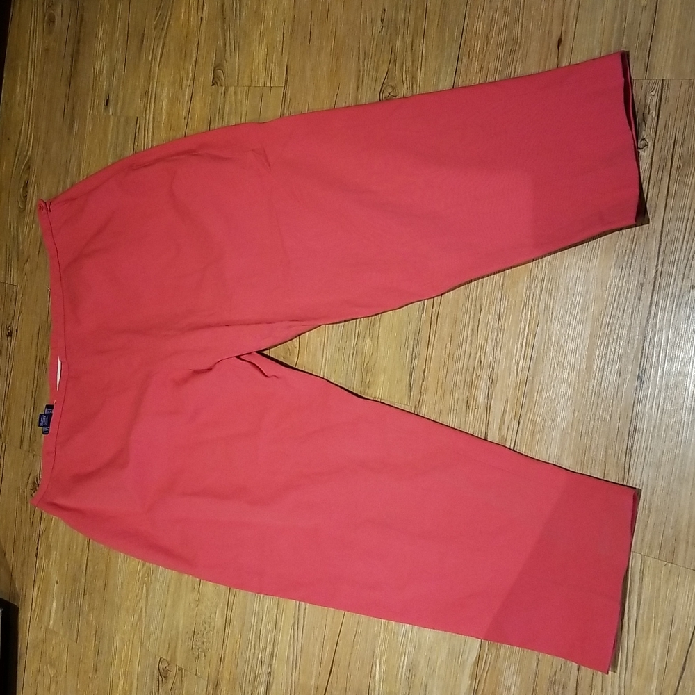 Lands End Melon Red Color Pants 26W